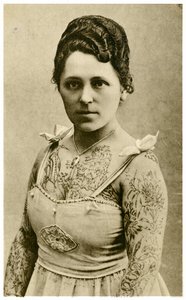 Portrait de Margit, la femme tatouée, c.1910